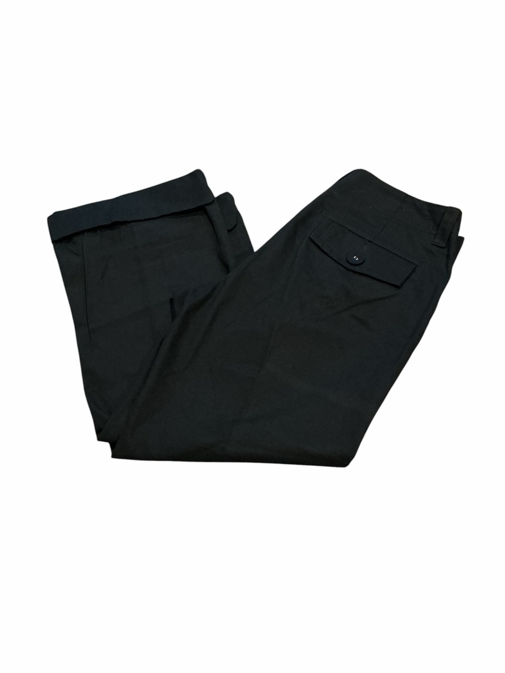 BANANA REPUBLIC cuffed black pants